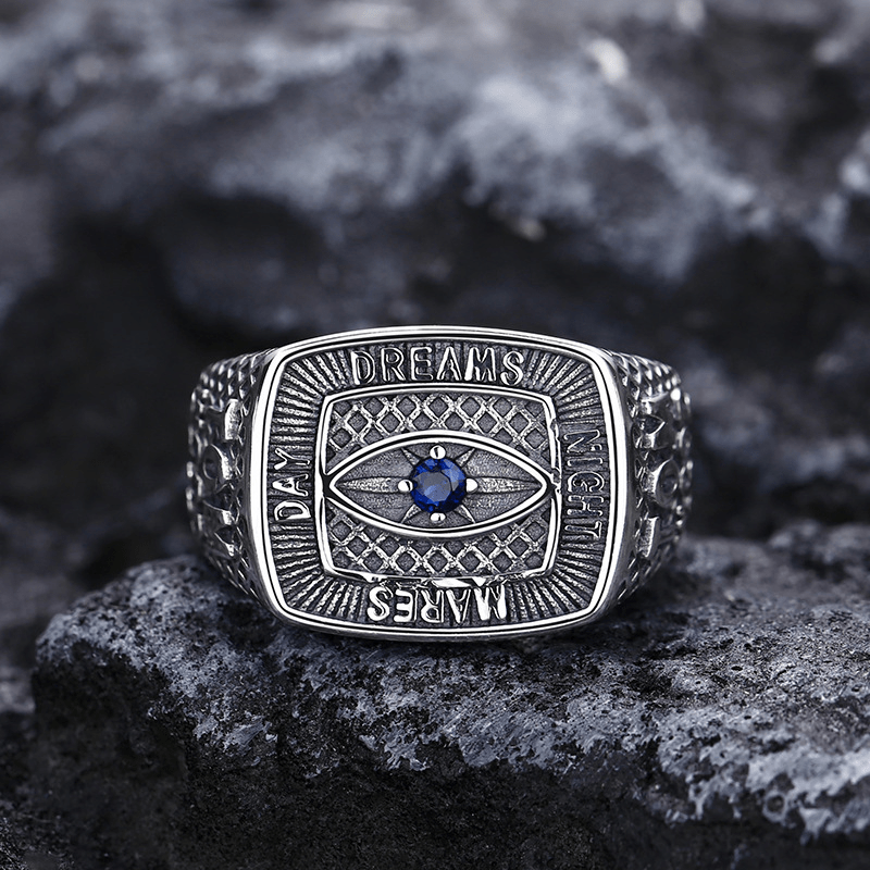 God's Eye Ring Men's Adjustable Punk Jewelry